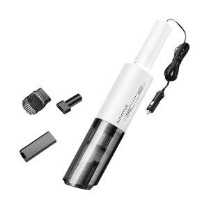 Zootealy 120W Nettoyeur à vide portatif avec 6000Pa Une forte aspiration Mini Aspirateur de voiture HEPA Filtre pour le nettoyage des graviers de poussière de cheveux d'animal
