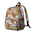thumbnail image 2 of Basketball and Lightning White Pattern Backpack for School, Cute School Bag with Adjustable Shoulder Straps and Padded Back, 13.8"x11.4"x6", 2 of 5