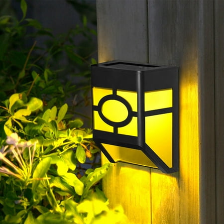 

lulshou Solar Wall Light Outdoor Wall Light Fence Lighting For Terrace Front Door Patio Stair Steps And Led Forest Decorative Light Waterproof（1Pcs）
