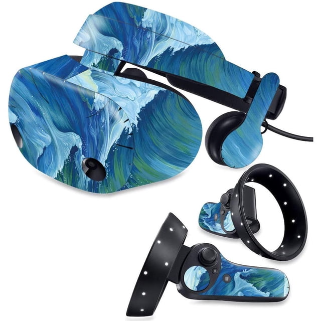 MightySkins Skin Compatible with Samsung Odyssey Plus VR - Perfect Wave | Protective, Durable, and Unique Vinyl Decal