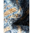 thumbnail image 4 of Indian Handloom Handmade hand Braided natural Jute and Denim Floor Area Rug, Floor Carpet Rugs, Yoga Mat Runner Rug, 4 of 5