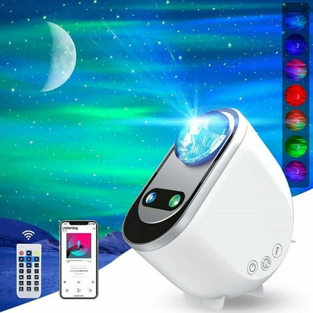 

Star Sky Projector Galaxy Projector Night Light For Kids With Bluetooth Speaker Led Star Projector Lamp For Bedroom Decoration Gift Real Moon