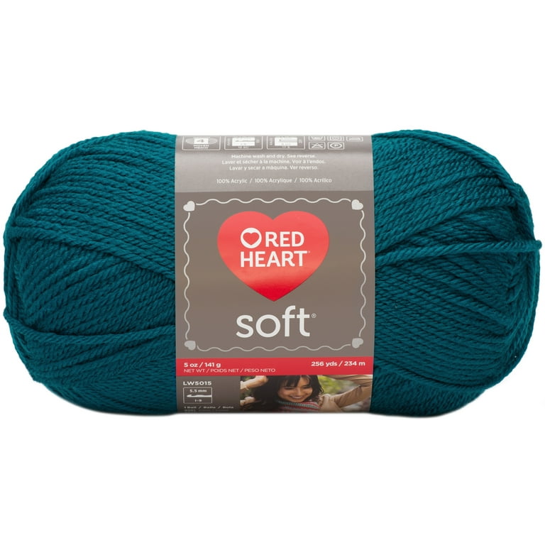 Red Heart Soft Yarn-Turquoise, 1 count - QFC