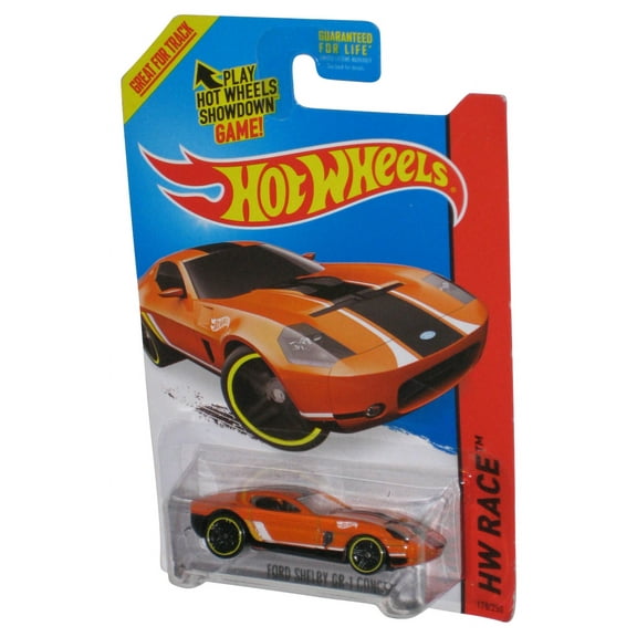 Hot Wheels HW Race Ford Shelby GR-1 Concept Orange Toy Car 178/250