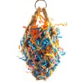 thumbnail image 2 of Flmtop Creative Jute Paper Strips Parrot Chewing Mesh Bag Hanging Birds Playing Toy, 2 of 6