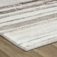 thumbnail image 3 of Rug Branch Cadence Abstract Indoor Area Rug, Beige Brown, Modern - Living Room, Bedroom, Dining Room, and Kitchen, 3 of 5