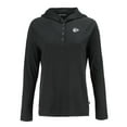 thumbnail image 2 of Women's Cutter & Buck Black Kansas City Chiefs Coastline Epic Comfort Eco Recycled Long Sleeve Hoodie T-Shirt, 2 of 3