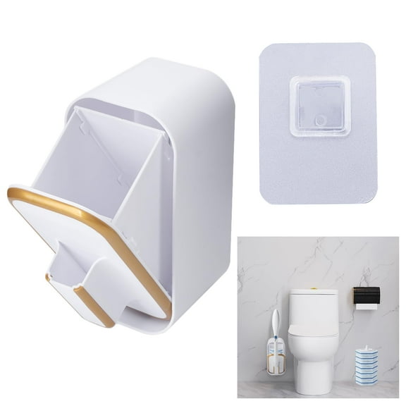 Wall Mounted Holder for Clorox Toilet Wand, Compatible with Clorox Toilet Wand Holder Only, White