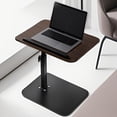 thumbnail image 3 of Rotatable And Adjustable Laptop Desk - Black/Walnut, Featuring Support Rods And Angle Adjustment Design, Ideal for Placement In Any Home Setting, Suitable  Sofa Side Table Or Living Room Coffee Table, 3 of 5