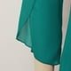 thumbnail image 5 of Blusa de gasa elegante y casual con volantes, mangas 3/4 y cuello en V para mujer - Doble capa y bajo fluido - Para la oficina o fiestas - Tallas S-XXL, 5 of 6