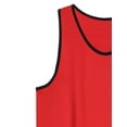 thumbnail image 4 of Allsense Men's Sleveeless Tank Top - Two-Tone Beach Shirt, Red/Black, Medium, 4 of 4