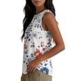 thumbnail image 4 of Vetsdori Womens Summer Tank Tops Sleeveless Work Shirts July 4th Red White and Blue Casual Independence Day Camisole Patriotic Tops for Women Undershirts, 4 of 6