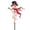 Snowman Twisted Christmas Lighted Yard Stakes#5, variant on Twisted Christmas Lighted Yard Stakes, Holiday Lighted Garden Stakes for Festive Outdoor Decor and Christmas Cheer (Santa)