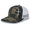 Army/White, variant on Men's Christian Faith Cross Nails Embroidered Mesh Back Trucker Hat, Graphite/Red
