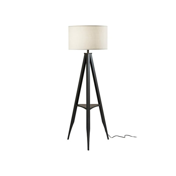Adesso Warren Shelf Floor Lamp