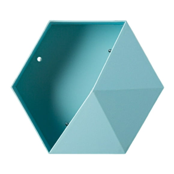 Geometric Hexagonal Storage Shelf, Wall Mounted Design, Space Saving, Decorate Empty , Suitable for Bedroom, Study or Living Room