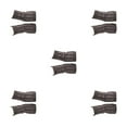 thumbnail image 3 of ZLight 1 Pair Fingerless Mittens Fashionable Simple Knitting Craft Clothes Accessory for Decoration Keeping-warm Wear Dark grey 5Set, 3 of 6