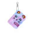 thumbnail image 2 of AUNVITO Cartoon Cat Plush Notebook, Soft Furry Journal, Mini Plush Notepad, Cute Backpack Keychain, Gift Writing Book for Girls and Boys, 2 of 6