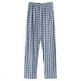 thumbnail image 5 of Pantalones de pijama para mujer, otoño e invierno, de algodón, sueltos, a cuadros, para uso exterior, primavera y otoño, verano, para el hogar, para chicas gorditas, 5 of 5