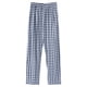 thumbnail image 5 of Pantalones de pijama para mujer, otoño e invierno, de algodón, sueltos, a cuadros, para uso exterior, primavera y otoño, verano, para el hogar, para chicas gorditas, 5 of 5