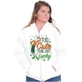 thumbnail image 4 of Olive Oyl St Paddys Day Lucky Cutie Zip Hoodie Sweatshirt Women Brisco Brands M, 4 of 6