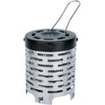 thumbnail image 1 of Funda para estufa de camping portátil, plegable, de acero inoxidable, con clip calentador a juego., 1 of 6