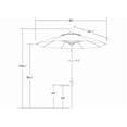 thumbnail image 3 of California Umbrella 7.5' Patio Umbrella in Black, 3 of 7