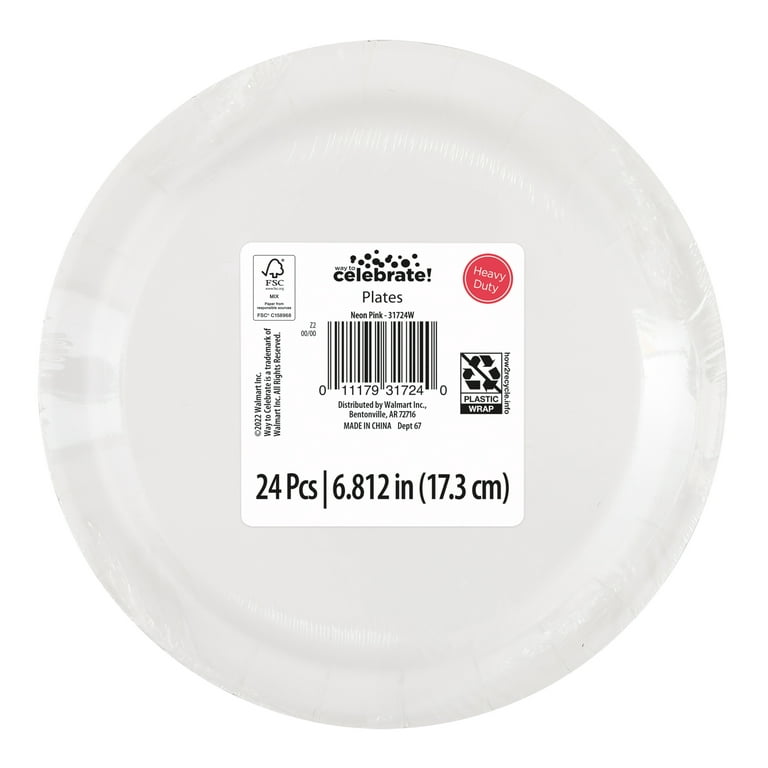 Store Brand Heavy Duty Paper Plates 10 inch each 24CT
