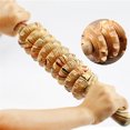 thumbnail image 3 of Rodillo de madera de 9 ruedas para masaje abdominal Fitness Roller Stick M, 3 of 6