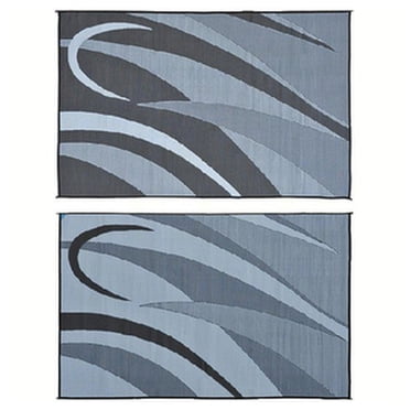 Stylish Camping Reversible Graphic Patio Mat