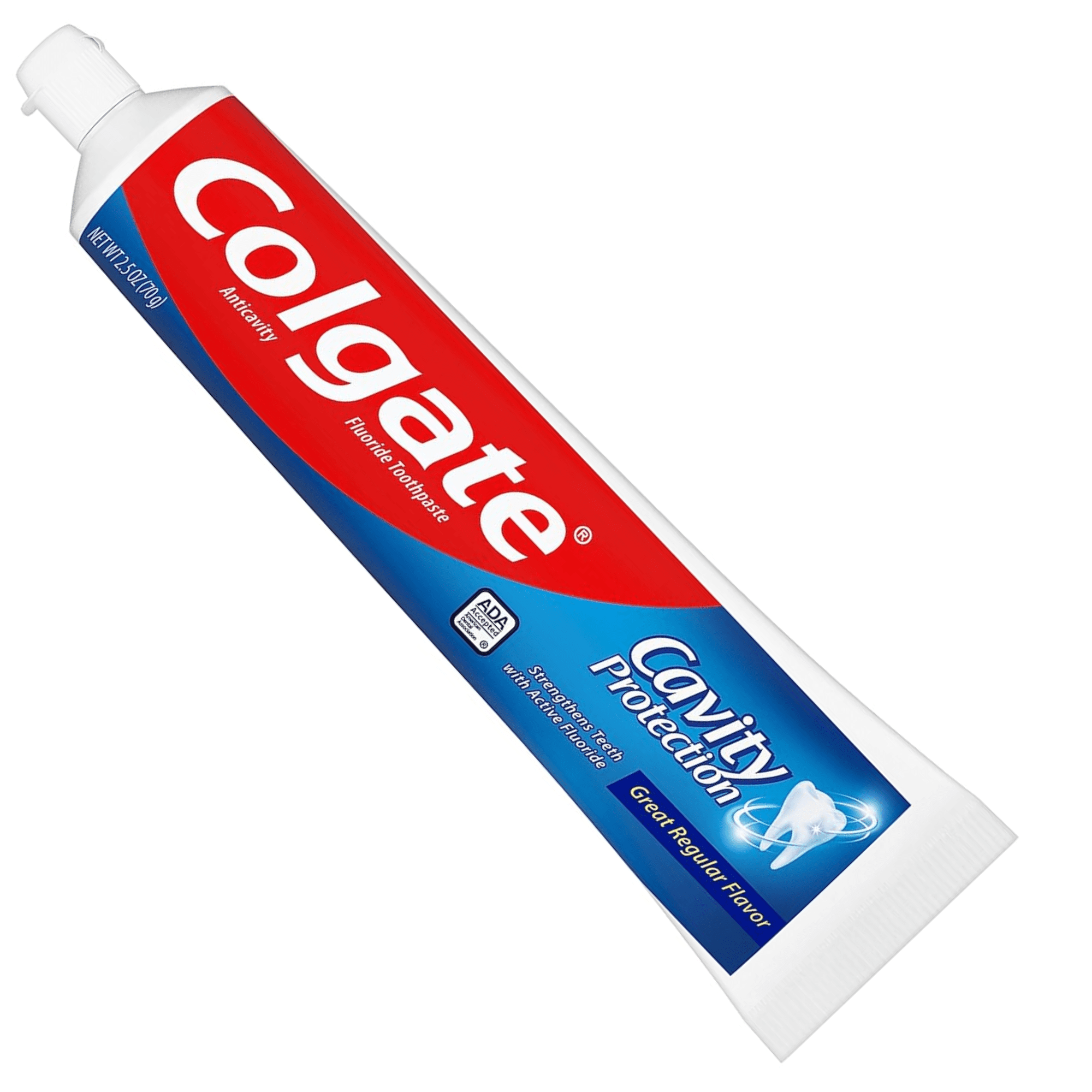Colgate Cavity Protection Travel Toothpaste with Fluoride, ADA Accepted, TSA Approved Size 2.5 Ounce (Pack of 6)