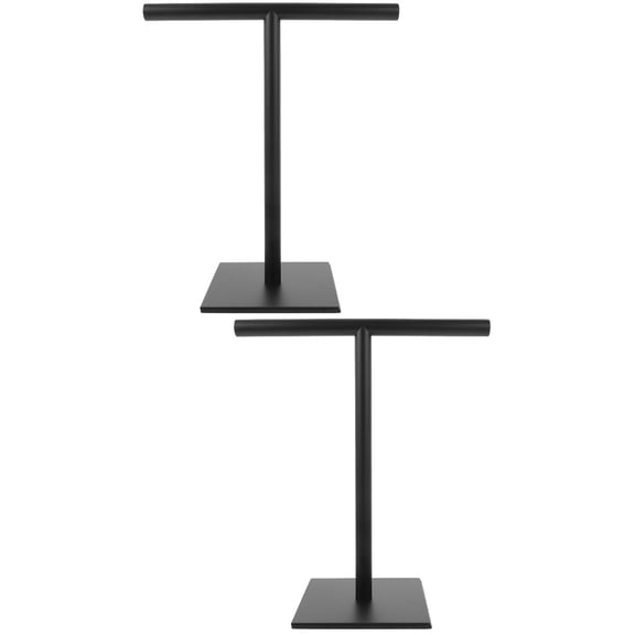unbranded 2pcs Hand Towel Holder Stand Stainless Steel Towel Stand T-Shaped Towel Rack Free-Standing Stand
