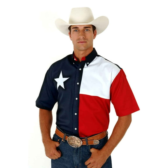 Men's Texas Collection Flag Shirt - 03-002-0185-0201 NA XXX-