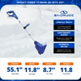 thumbnail image 5 of Open Box Snow Joe 24 Volt Snow Shovel Kit for Driveway Snow Removal, Blue, 5 of 10