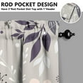 thumbnail image 5 of Pioneer Kitchen Curtains and Valance Set 36 Inch Tier Pink Flower Crown Peony 3 Pieces Set Dining Room Small Curtain Drapes Cafe Curtains Valance for Home Decor Rod Pocket, 5 of 6