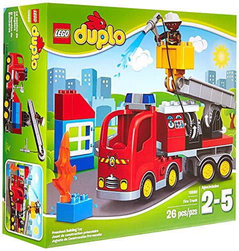 udsende bestå skyde LEGO DUPLO Town Fire Truck 10592 Buildable Toy for 3-Year-Olds - Walmart.com