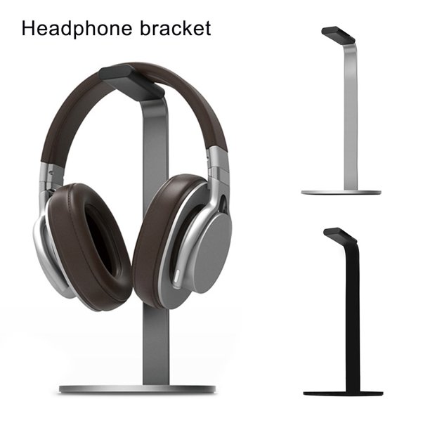 Gwong Electrónica Soporte de aleación de aluminio para auriculares de escritorio Auriculares de escritorio Soporte de rack