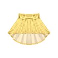 thumbnail image 4 of iEFiEL Girls Metallic Pleated Miniskirt Skort A-Line Scooter Skirt Dancewear Gold 14, 4 of 5
