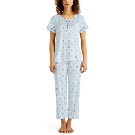 

Charter Club Womens Cotton Capri Pajama Set