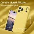 thumbnail image 4 of Magnetic for iPhone 17 Pro Max Case, Compatible with MagSafe, [Integrated Silicone Camera Control Button] [Camera Protection] Anti-Scratch Microfiber Lining Phone Case, 6.9", 4 of 9