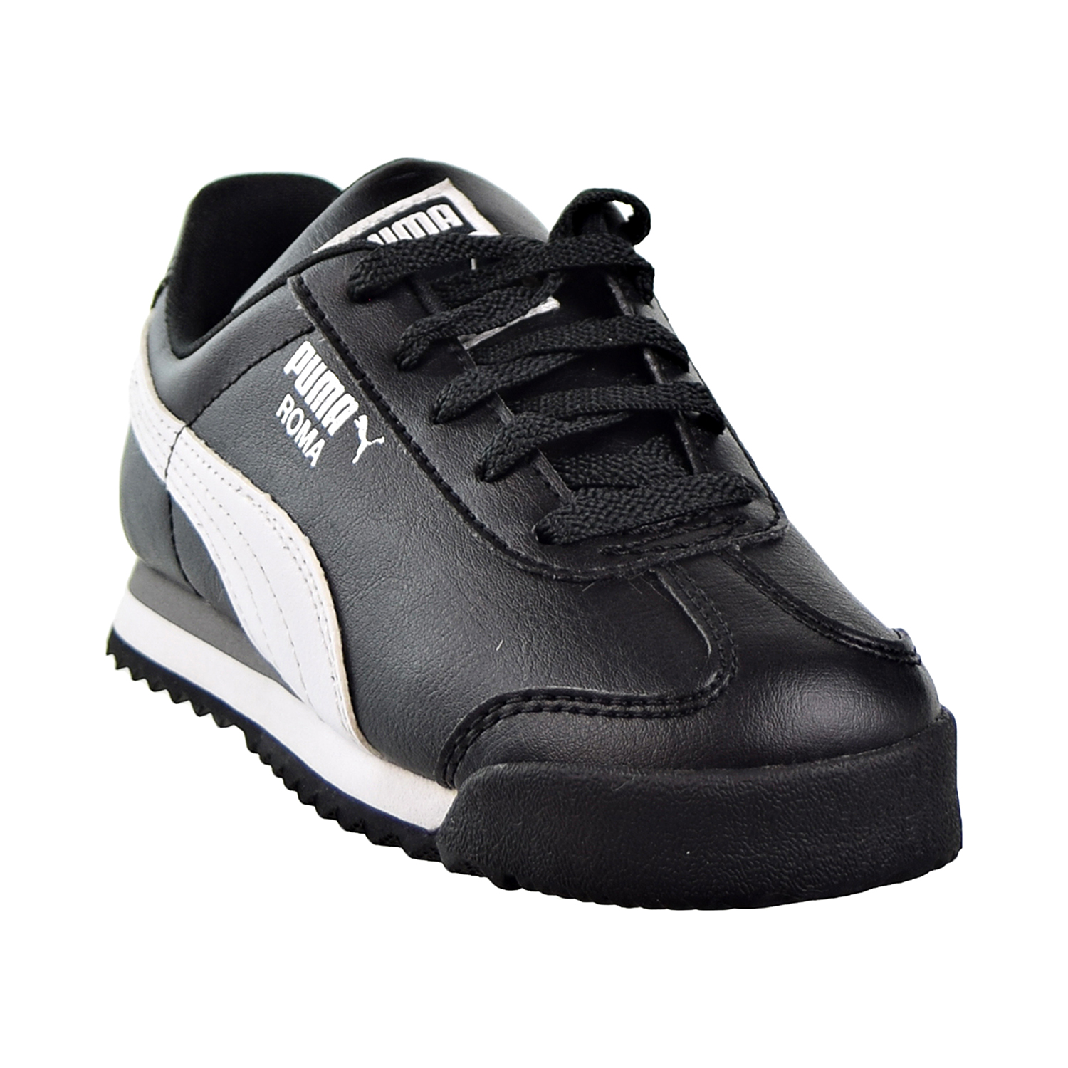 Roma Basic INF Toddlers/Little Kids Shoes Black/White/Puma Silver 354260-01