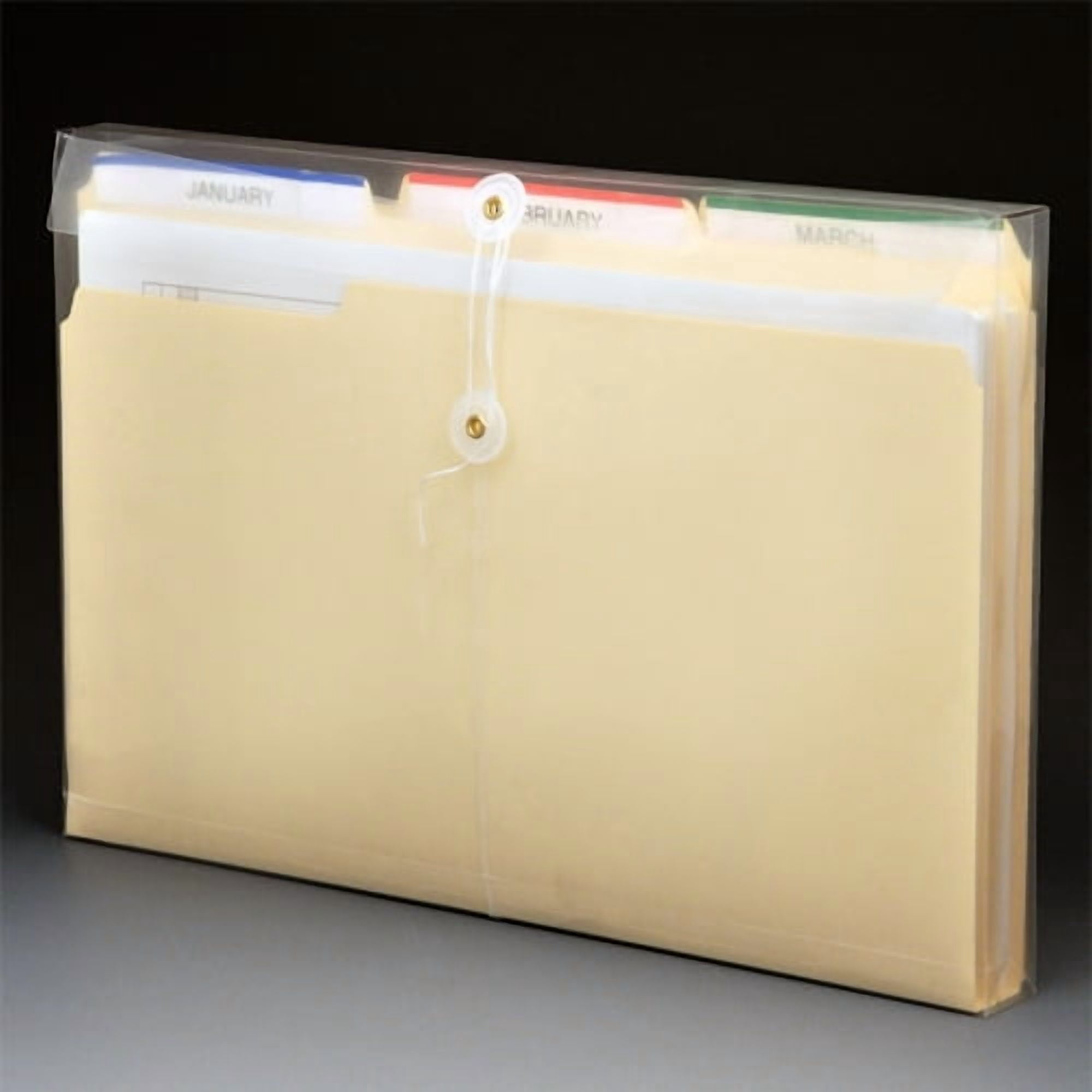 (Price/pack)LION 32050 STRING-A-LONG Clear Poly Envelopes