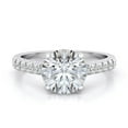 thumbnail image 2 of 925 Sterling Silver Wedding Engagement Ring For Women IcePosh 5 6 7 8 9, 2 of 7