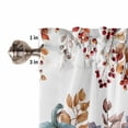 thumbnail image 5 of Orange Blue Fall Kitchen Valances for Windows 60x18 Inch Kitchen Curtains Valances Rod Pocket Thanksgiving Maple Leaf Botanical Bathroom Window Valances for Window Treatment Decor, 5 of 6