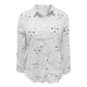 thumbnail image 4 of Blusa de lino con cuello en V y botones, manga larga, estilo informal y holgado, para la oficina, poliéster-spandex, tallas S-XXL, 4 of 5
