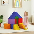 thumbnail image 2 of Soozier 11 Piece Soft Play Blocks for Kids 12-36 months, Classic Colour, 2 of 9