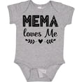 thumbnail image 3 of Inktastic Mema Loves Me Baby Clothes Girls Baby Bodysuit, 3 of 5