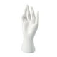 thumbnail image 3 of Mano de maniquí femenino, soporte para pulseras, brazaletes y collares, resistente, moderno y ligero, expositor de anillos, para guantes y cadena de Blanco, 3 of 8