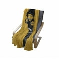 thumbnail image 3 of Rock and Roll Soft Flannel Fleece Throw Blanket, Guitar Riff with a Skull Passionate Music Heavy Tunes, Cozy Plush for Indoor and Outdoor Use, 50" x 70", Yellow Grey, by Ambesonne, 3 of 5