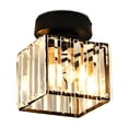 thumbnail image 4 of lionlar LED Ceiling Lights Fixture Semi Flush Mount Utility Black Square, 4 of 9